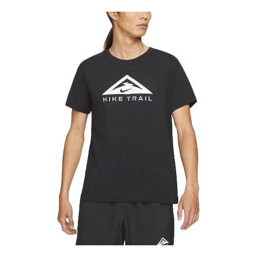 Nike Dri-fit Pattern Printing Loose Round Neck Short Sleeve Black CZ9804-010 - 1