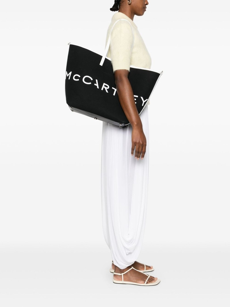 Stella McCartney logo-print tote bag outlook