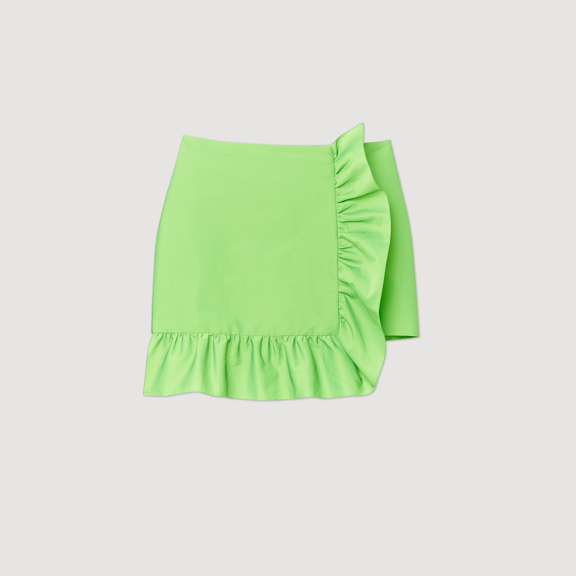 Short ruffled skirt - 1