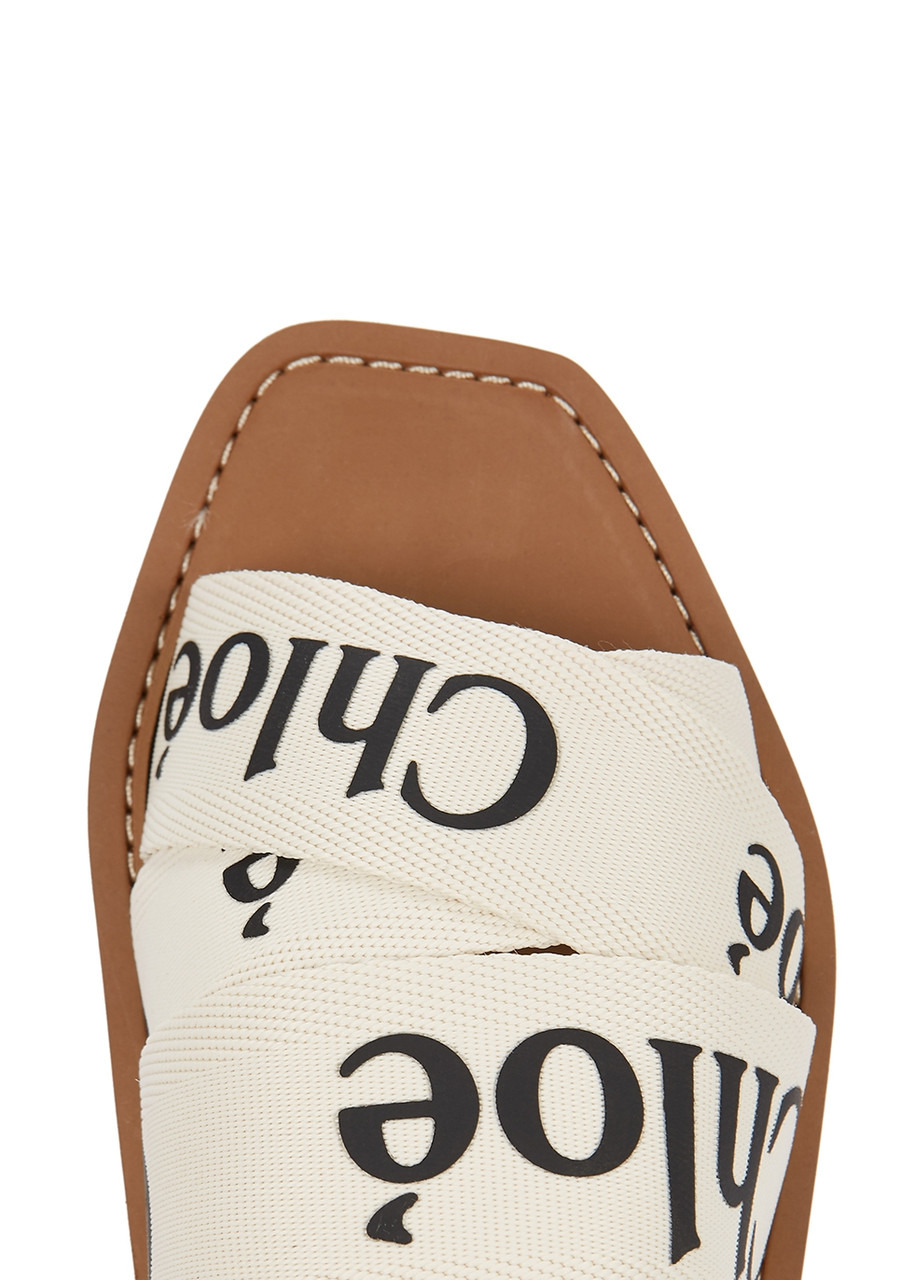 Woody logo-print sliders - 4