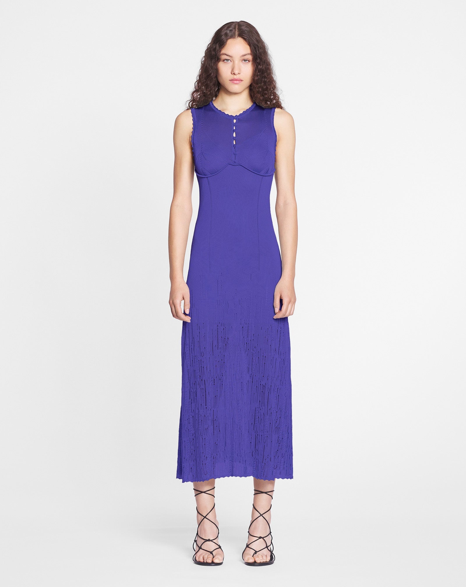 SLEEVELESS MIDI DRESS - 2