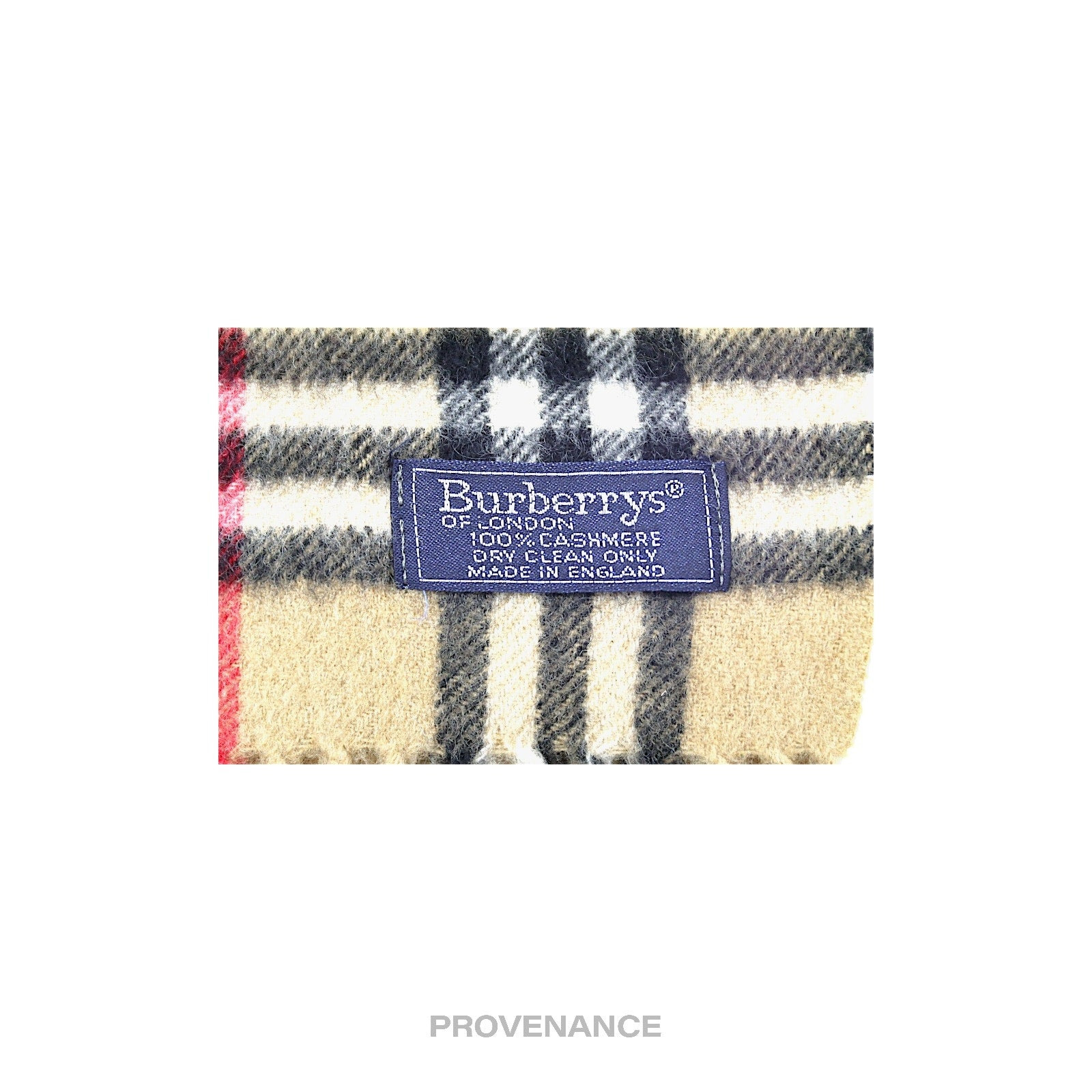 Burberry Scarf - "Burberrys" Nova Check Cashmere - 5