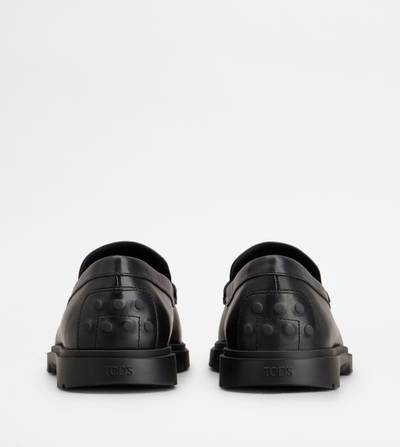 Tod's LOAFERS IN LEATHER - BLACK outlook