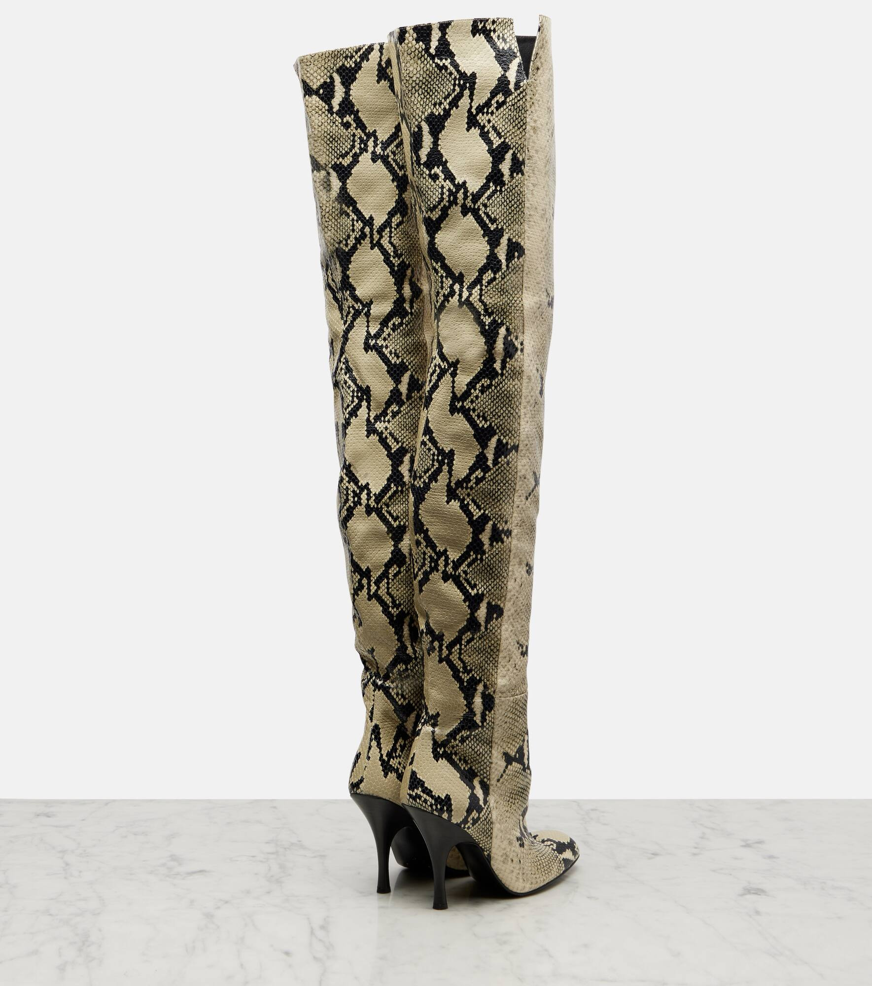 Colt 100 over-the-knee leather boots - 2
