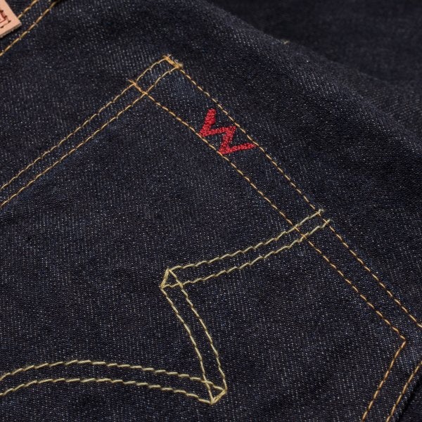 IH-634S-142 14oz Selvedge Denim Straight Cut Indigo - 4