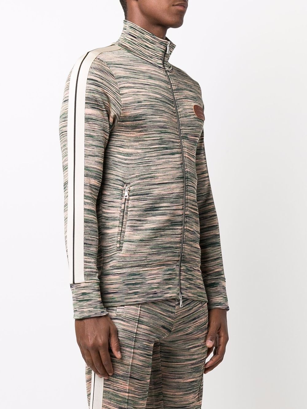 x Missoni knitted track jacket - 4