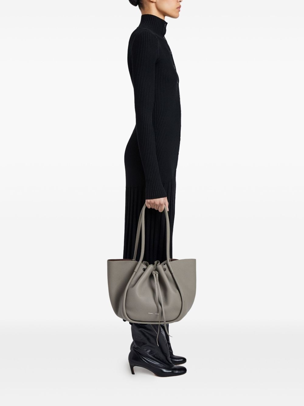 large Ruched tote bag - 3