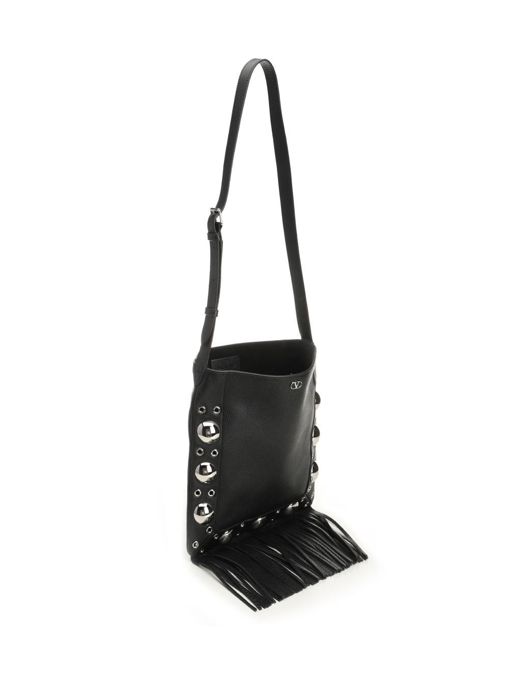 Cross Body Bag | Nellcote | Vit.St.Alce/Pall.Multi Studs-Logo Crossbody Bags Black - 2