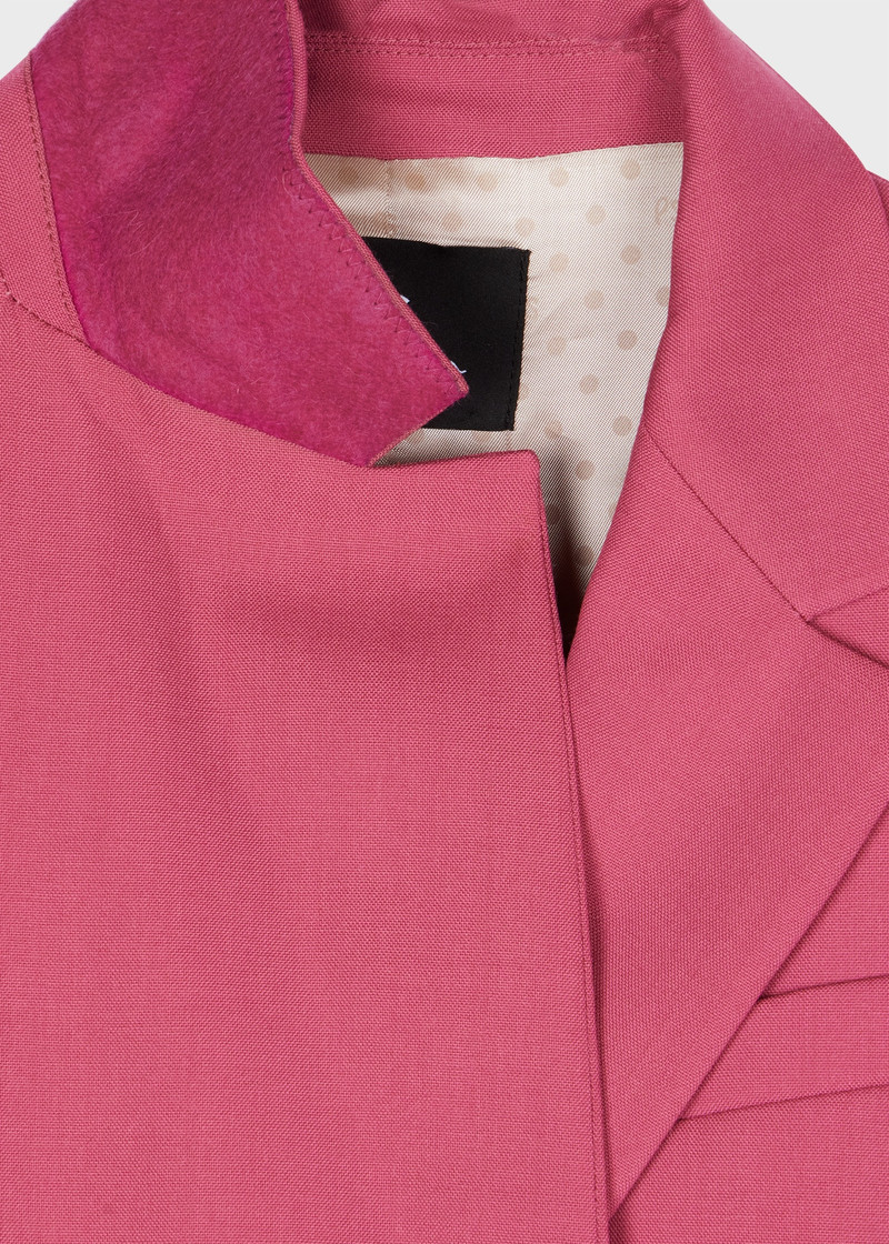 Paul Smith Women's Mauve Wool Blazer outlook