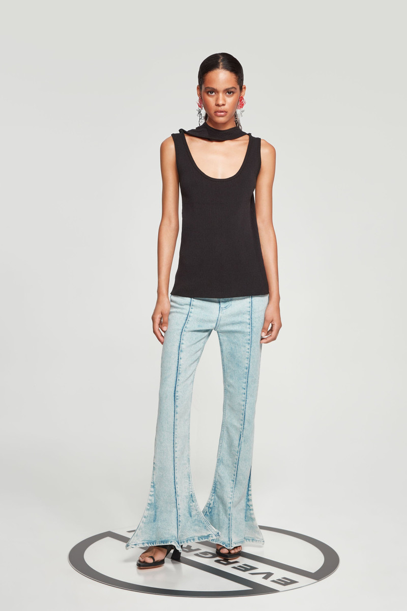 Y/Project Classic Triple Collar Knit Tank Top outlook