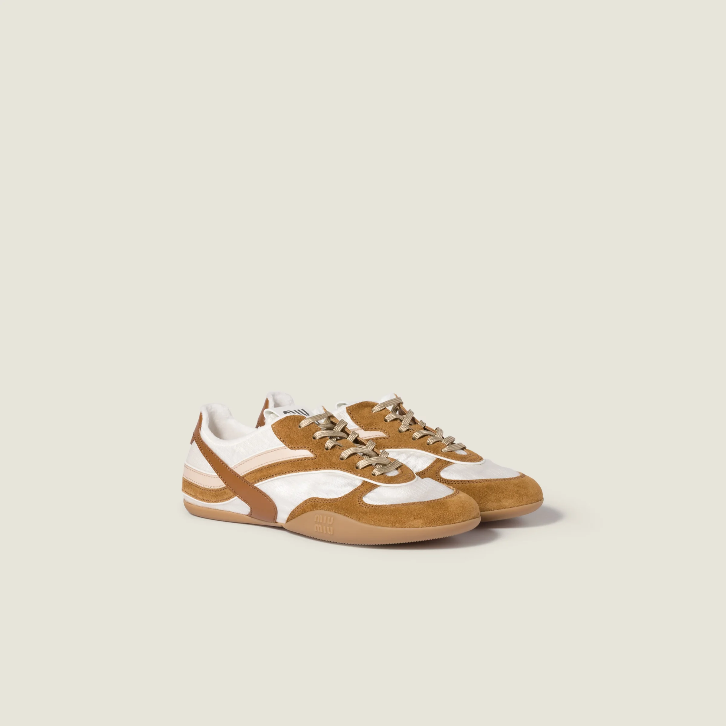 Gymnasium technical fabric and suede sneakers - 1