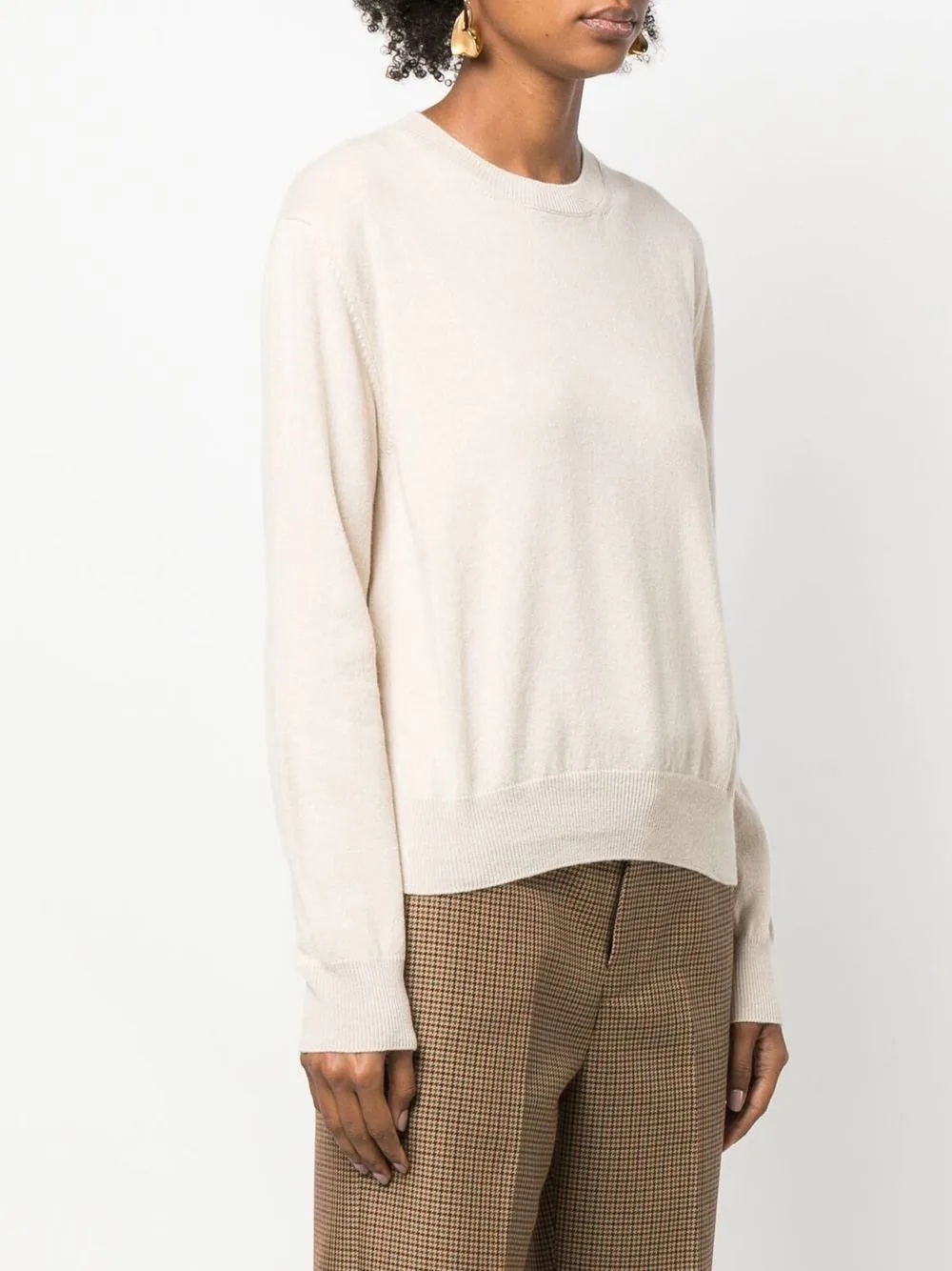 cashmere long-sleeve jumper - 3