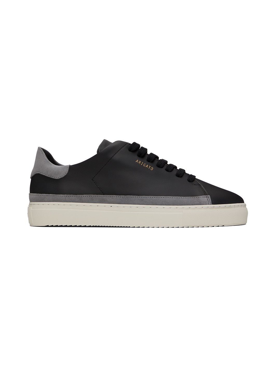 Black & Gray Clean 90 Sneakers - 1