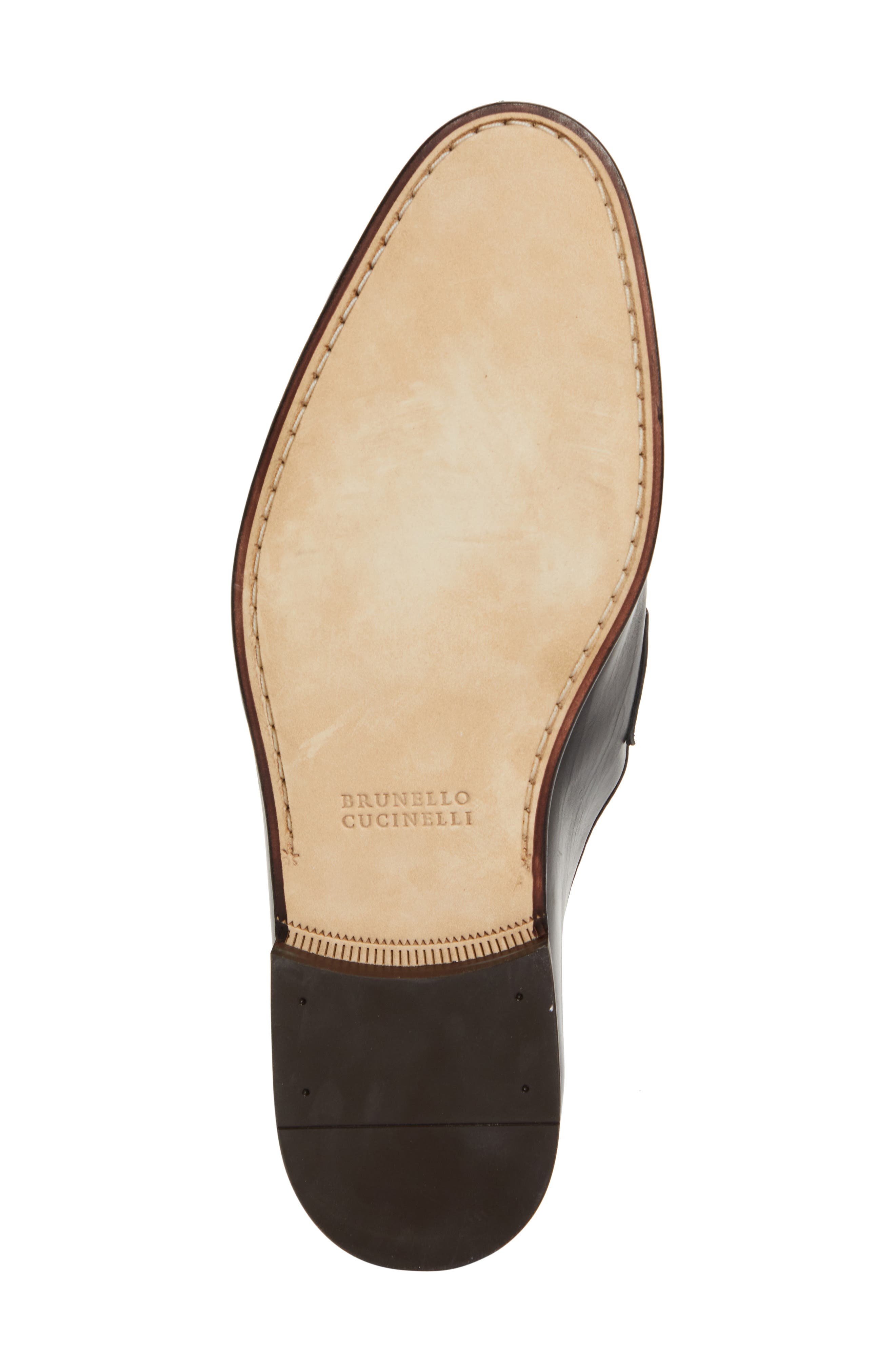 Brunello Cucinelli Loafer in C101 Black at Nordstrom - 6
