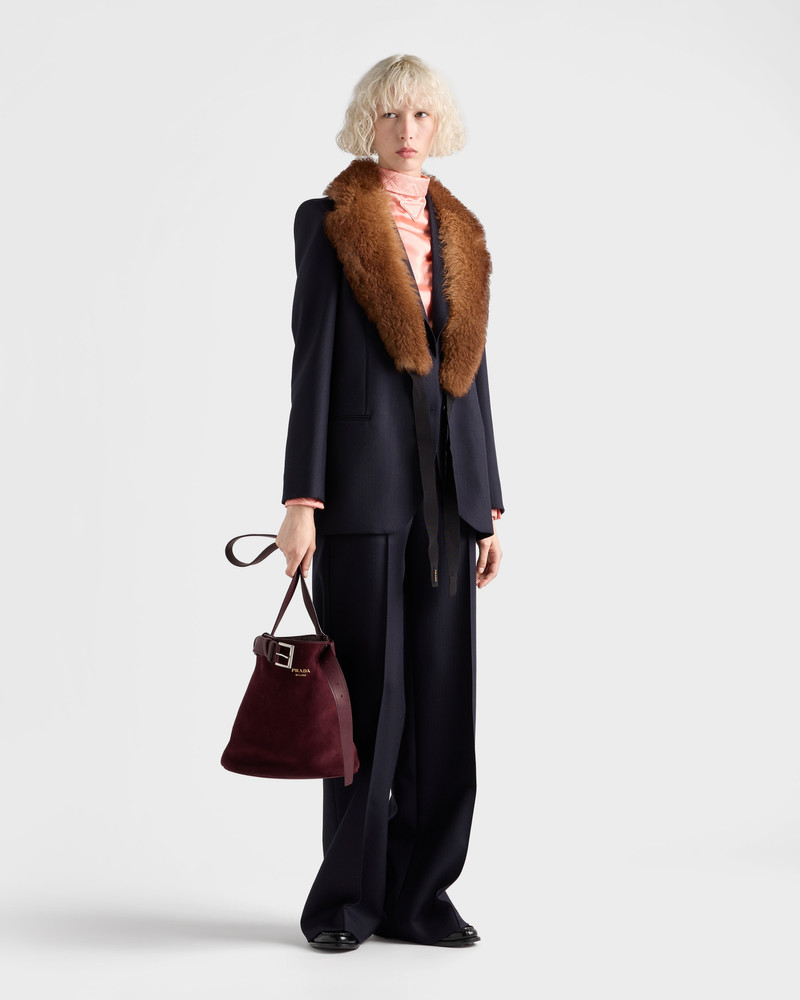 Prada Single-breasted chevron jacket outlook