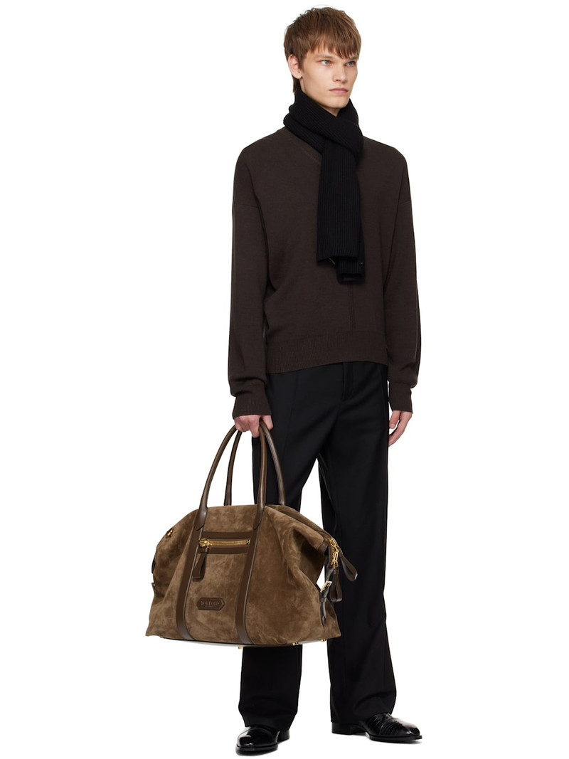 Taupe Buckley Holdall Duffle Bag 4