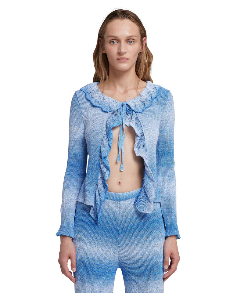 MSGM Cotton shirt with faded treatment outlook