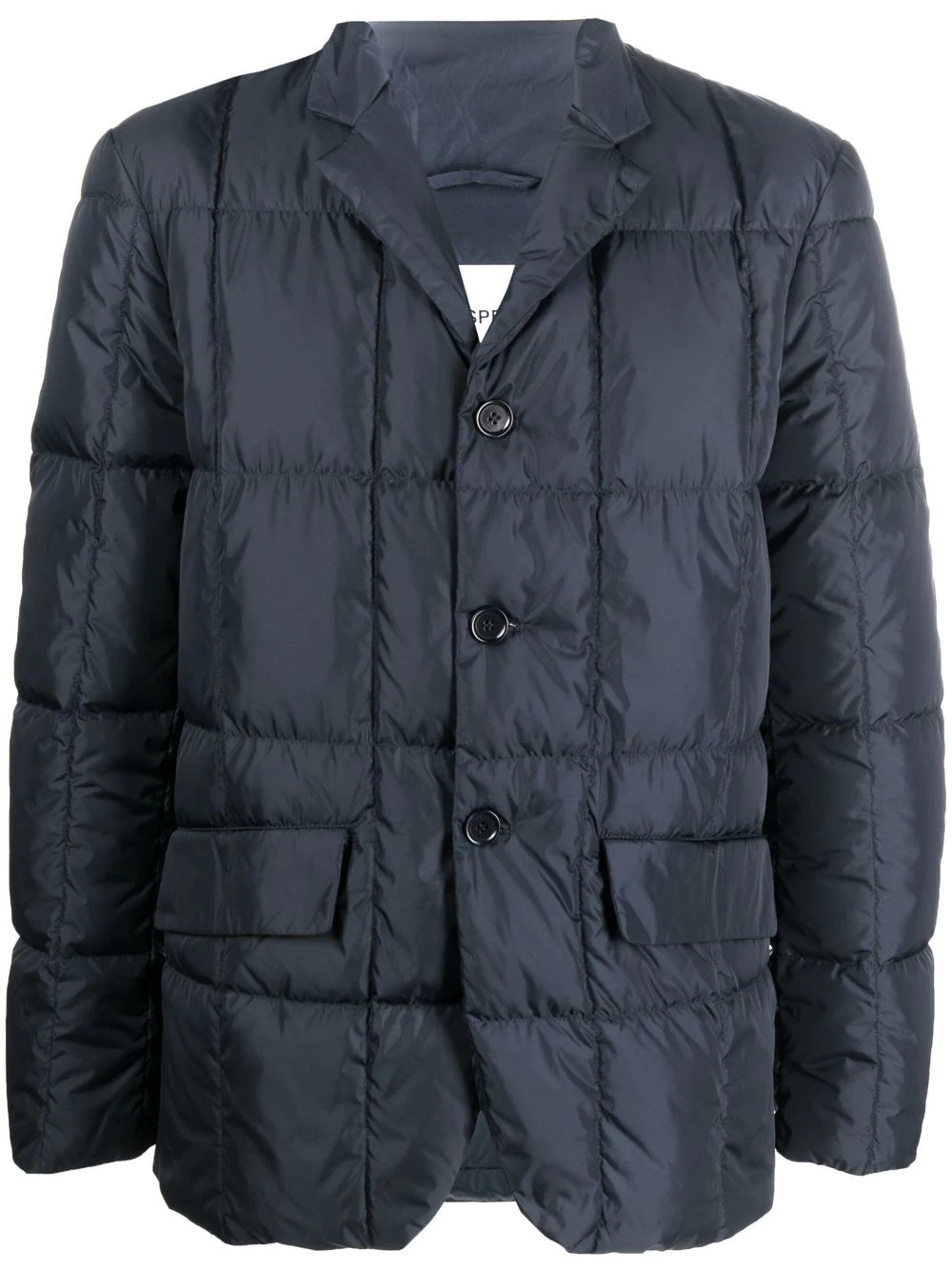 long-sleeve padded jacket - 1