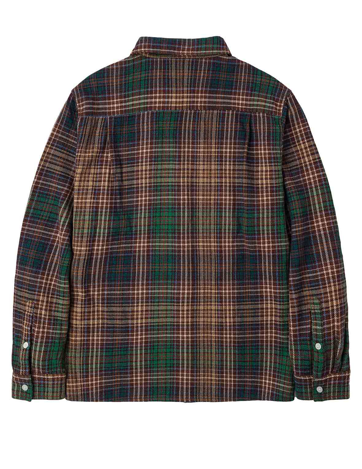 Seagull Print Regular Fit Flannel Check Shirt - 2