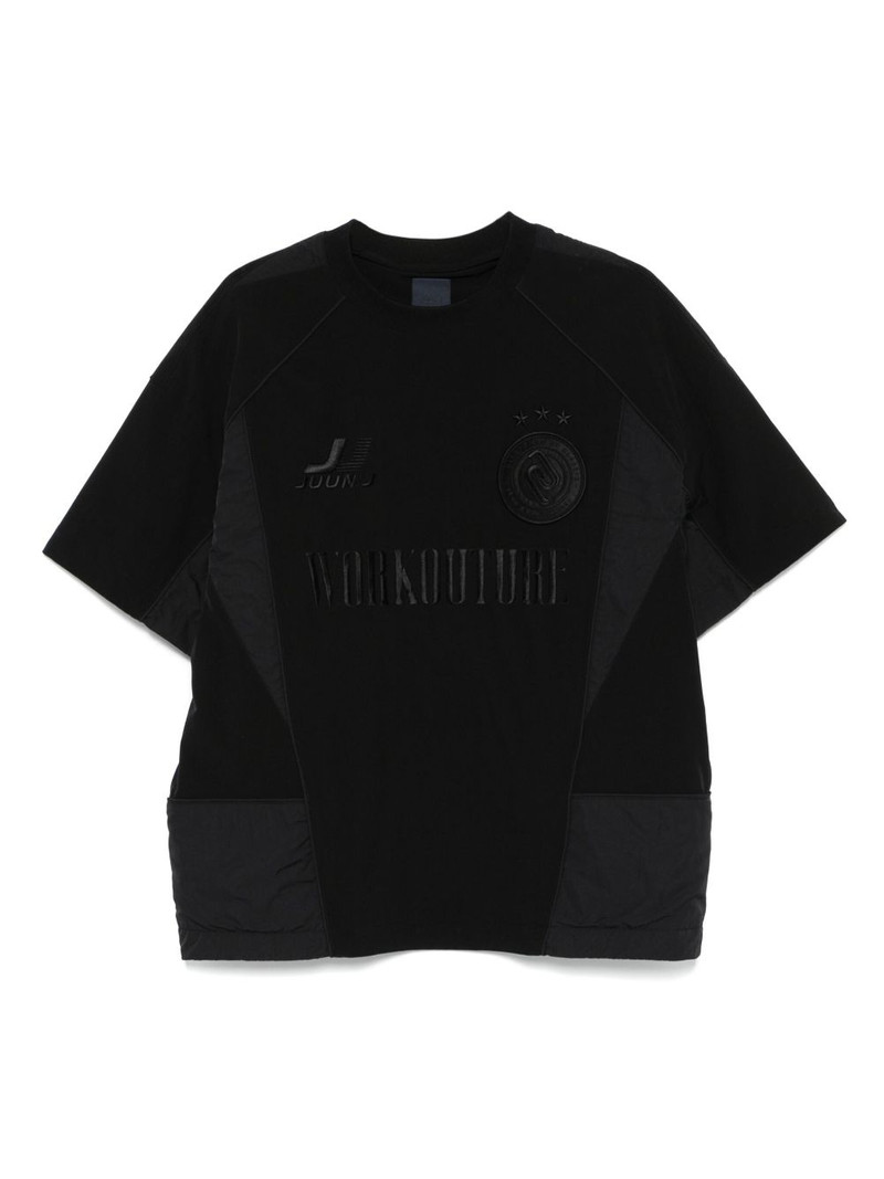 logo-embellished T-shirt 1