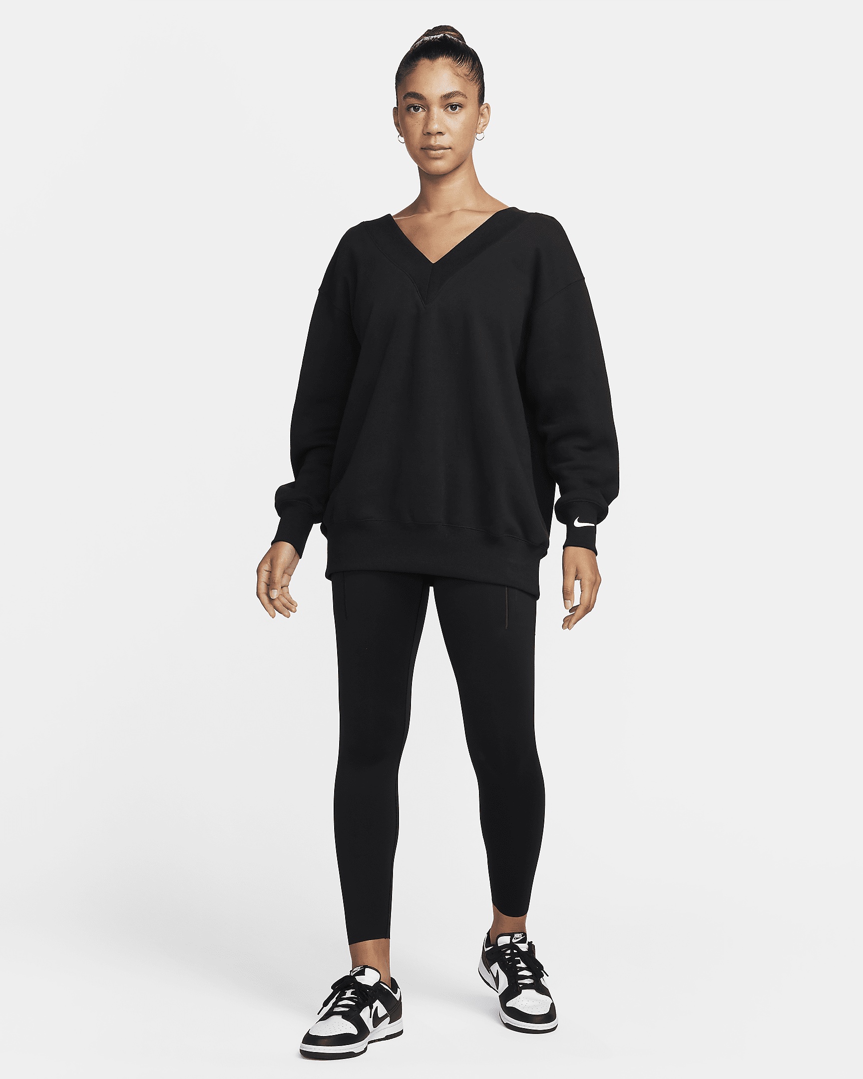 Nike Sportswear Phoenix Fleece Women's Oversized V-Neck Sweatshirt - 7