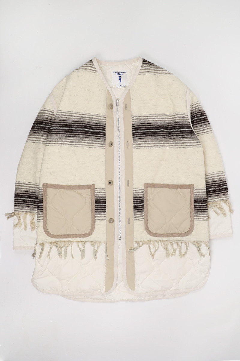 JACKET - NATURAL/BROWN X OFF WHITE 1