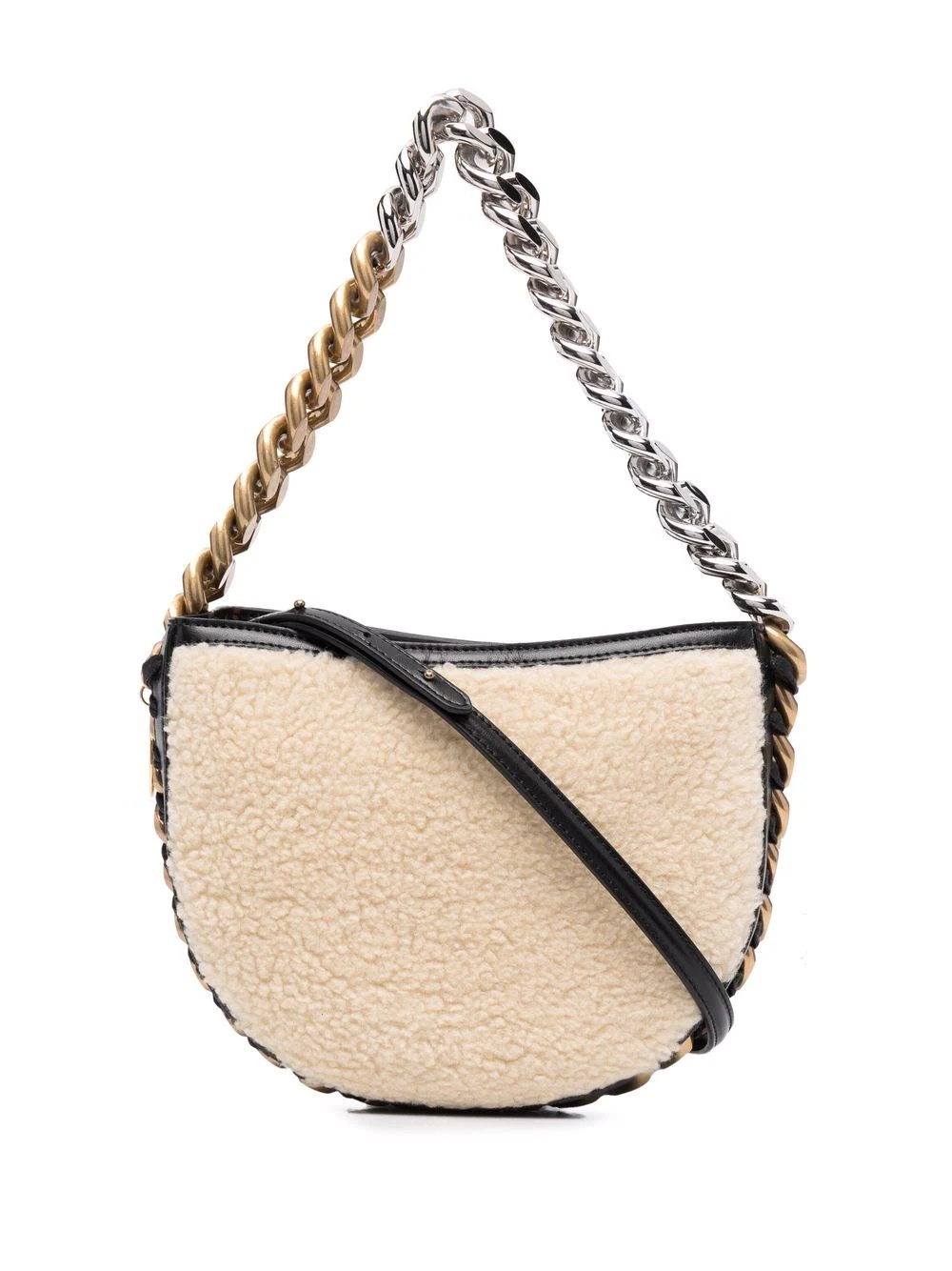 small Frayme faux-shearling bag - 1