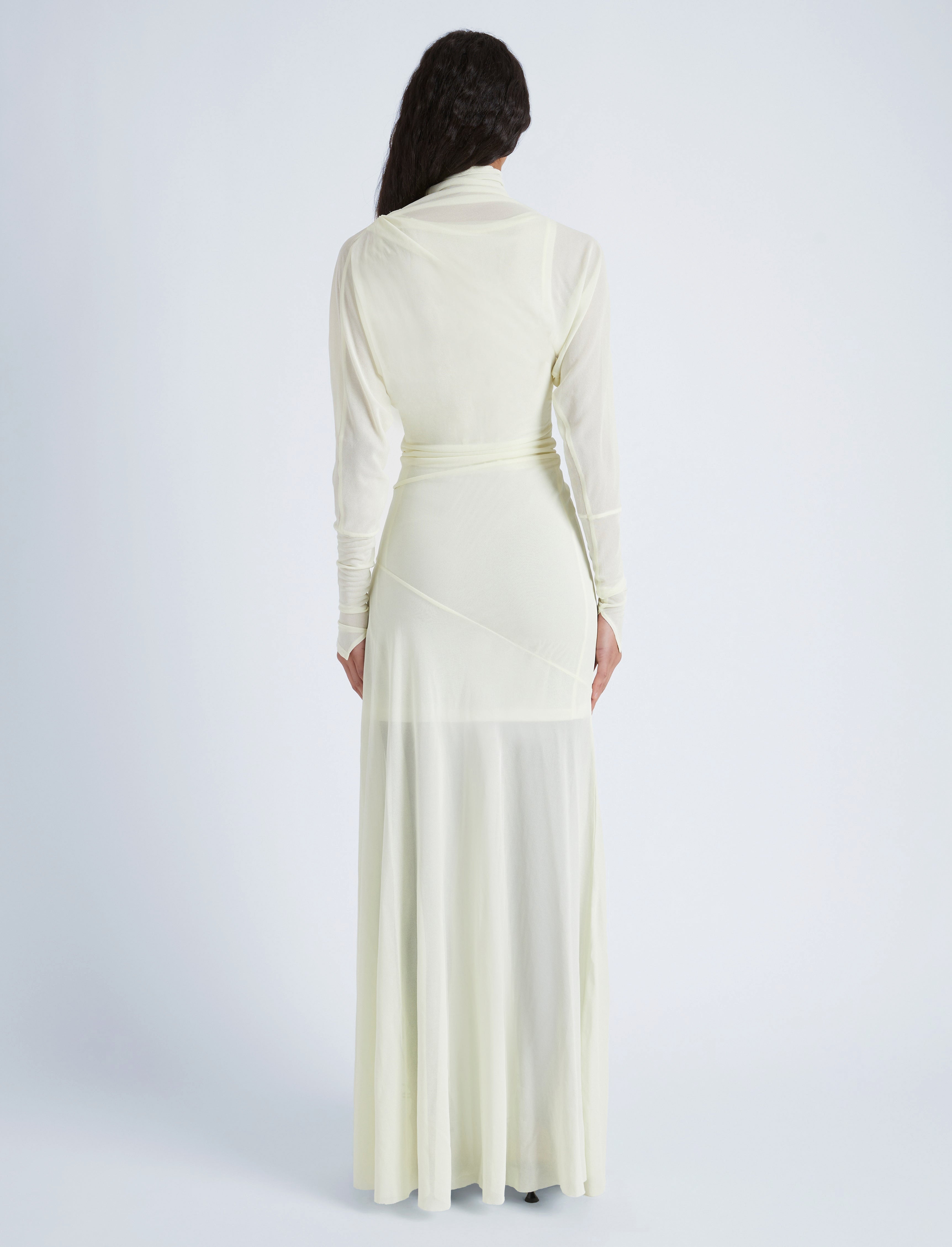 Paula Dress in Sheer Crepe Jersey - 4
