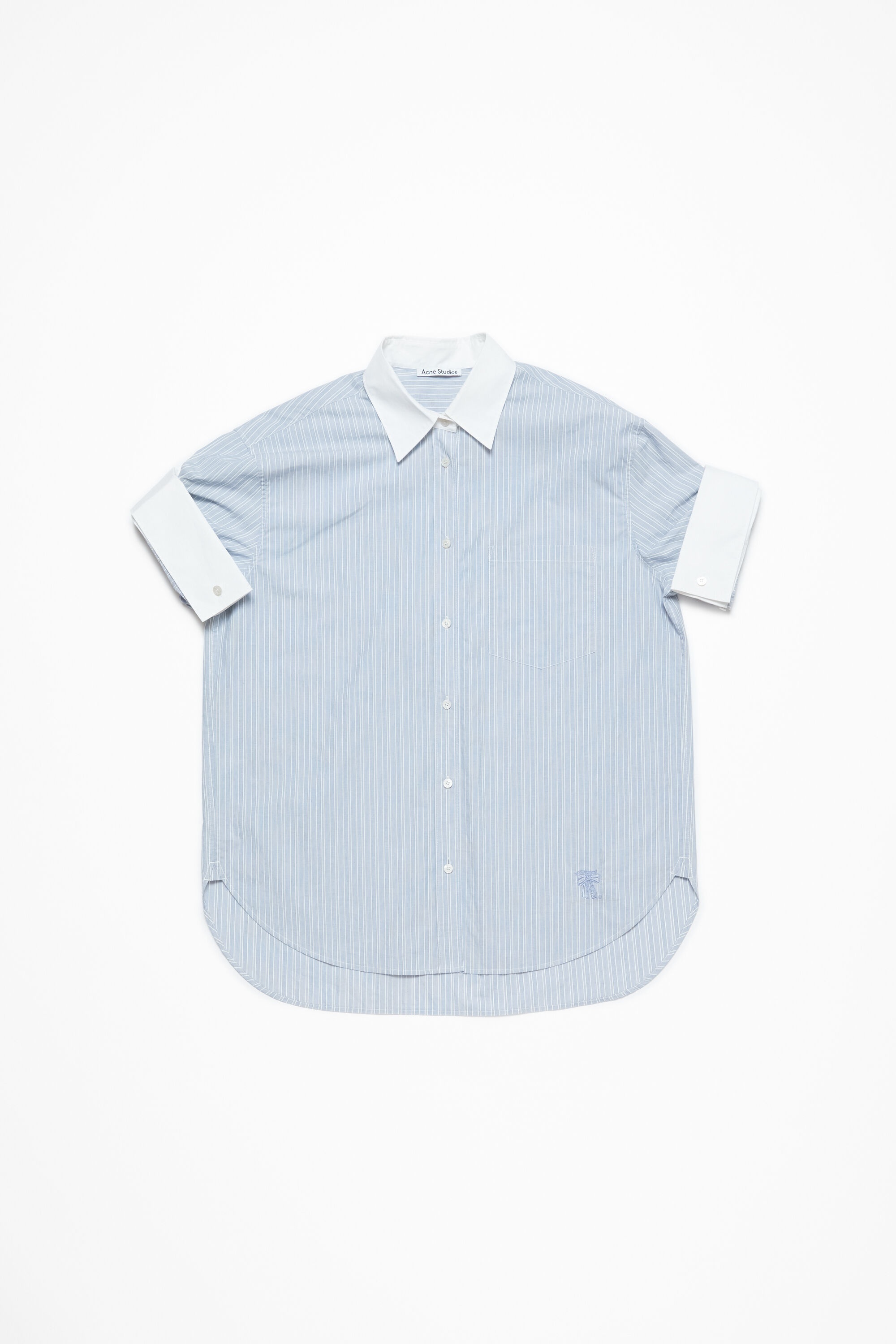 Short sleeve shirt - Blue/white - 6