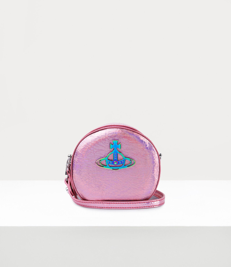 IRIDESCENT MINI ROUND CROSSBODY 1