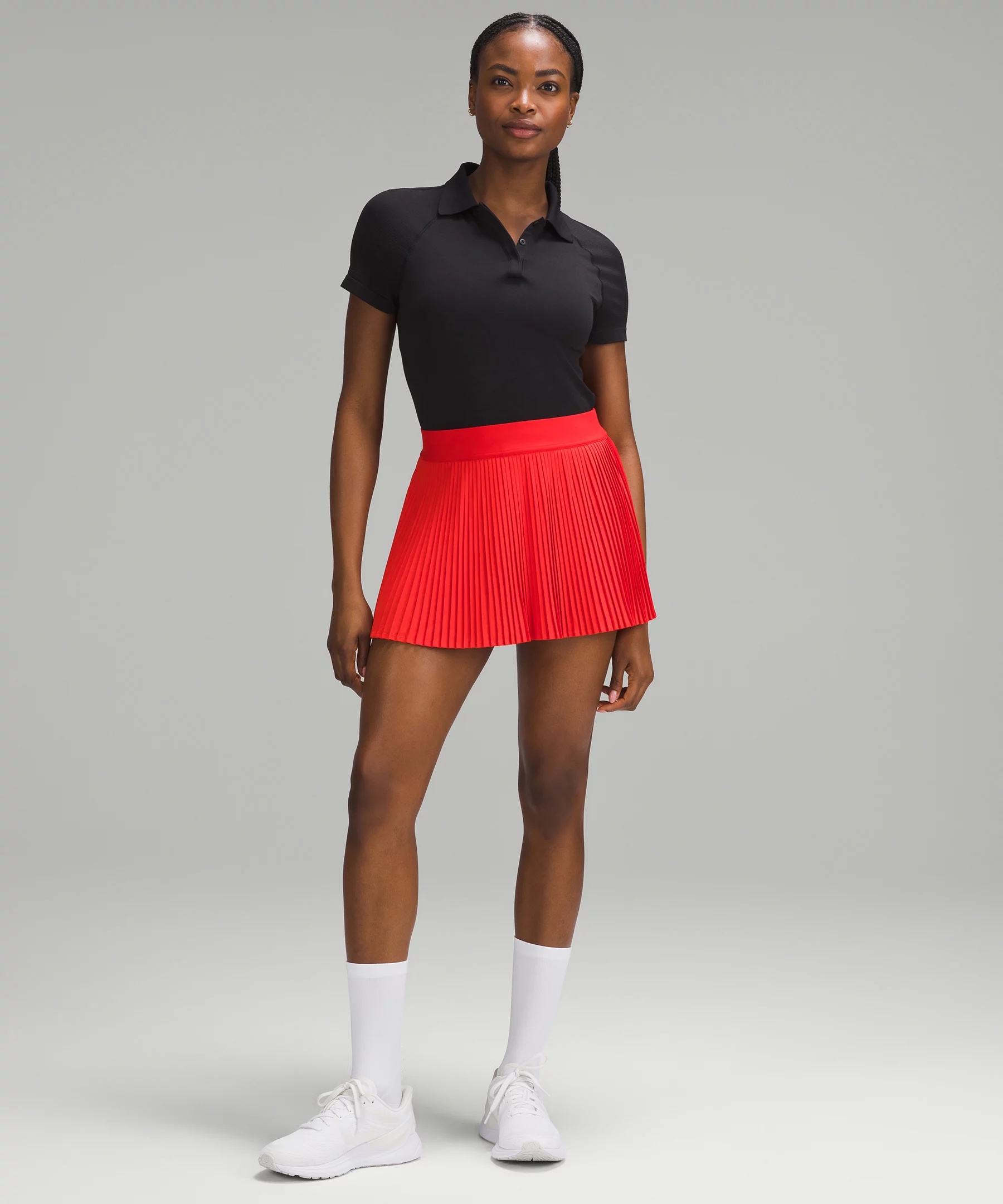 Varsity High-Rise Pleated Tennis Skirt - 2
