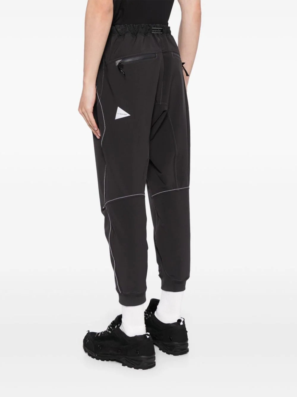 WATER-REPELLENT TAPERED TROUSERS - 4