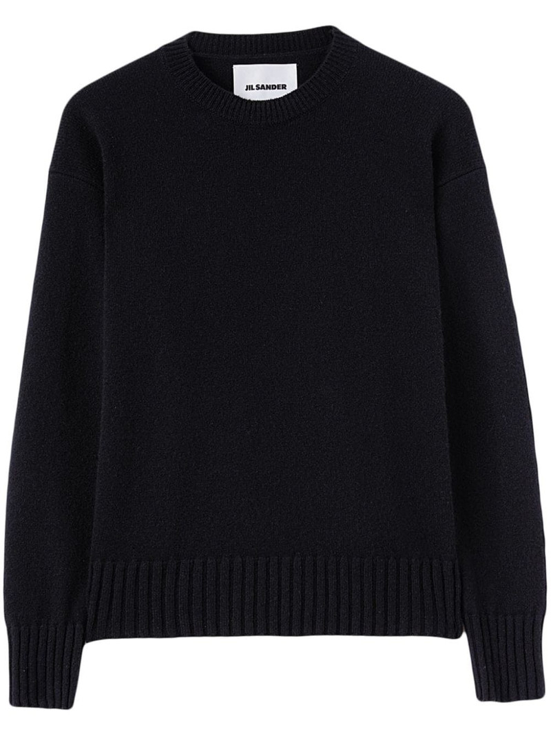 crew-neck cashmere jumper 1