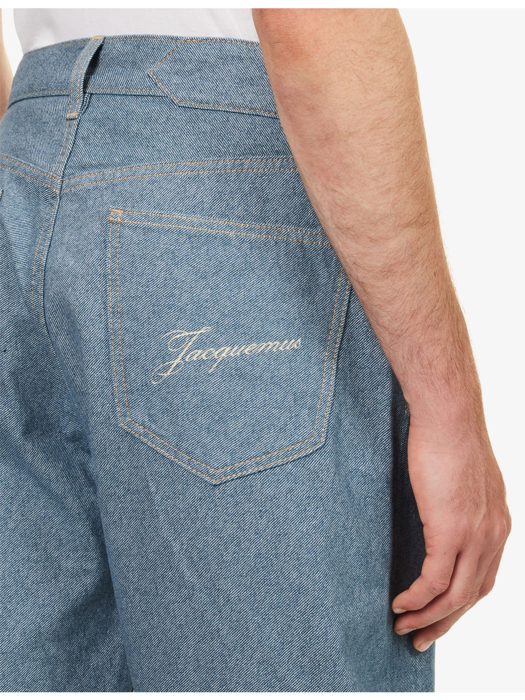 Le De-Nimes Droit Straight-Leg Denim Jeans - 5