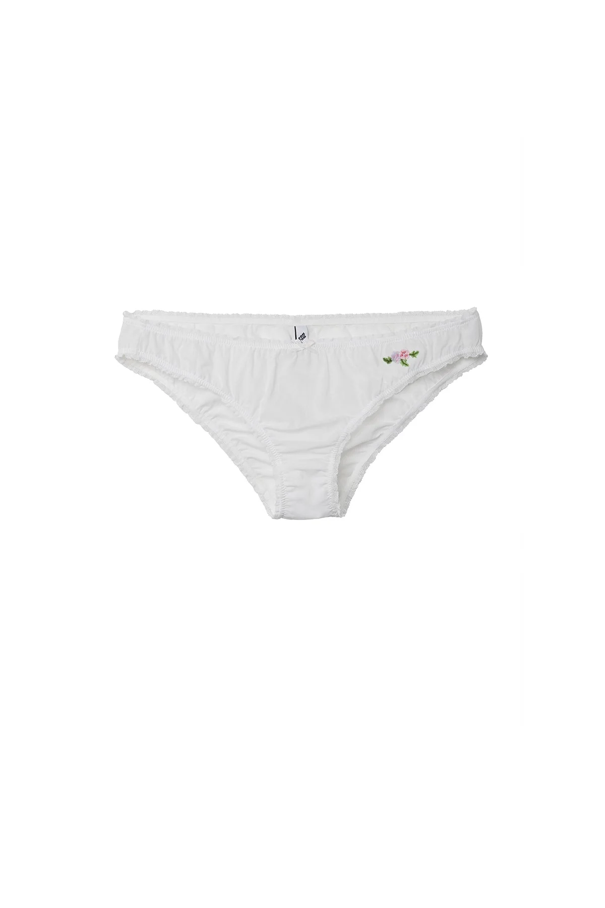 The Fleur Brief: Cotton Voile White - 1