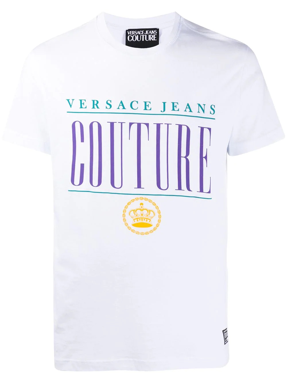 logo print short-sleeved T-shirt - 1