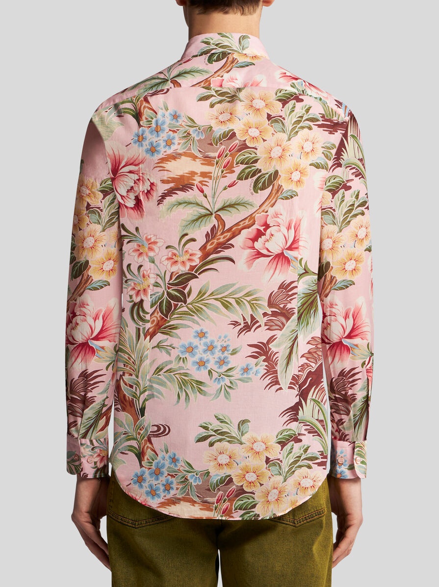 FLORAL COTTON SHIRT - 4