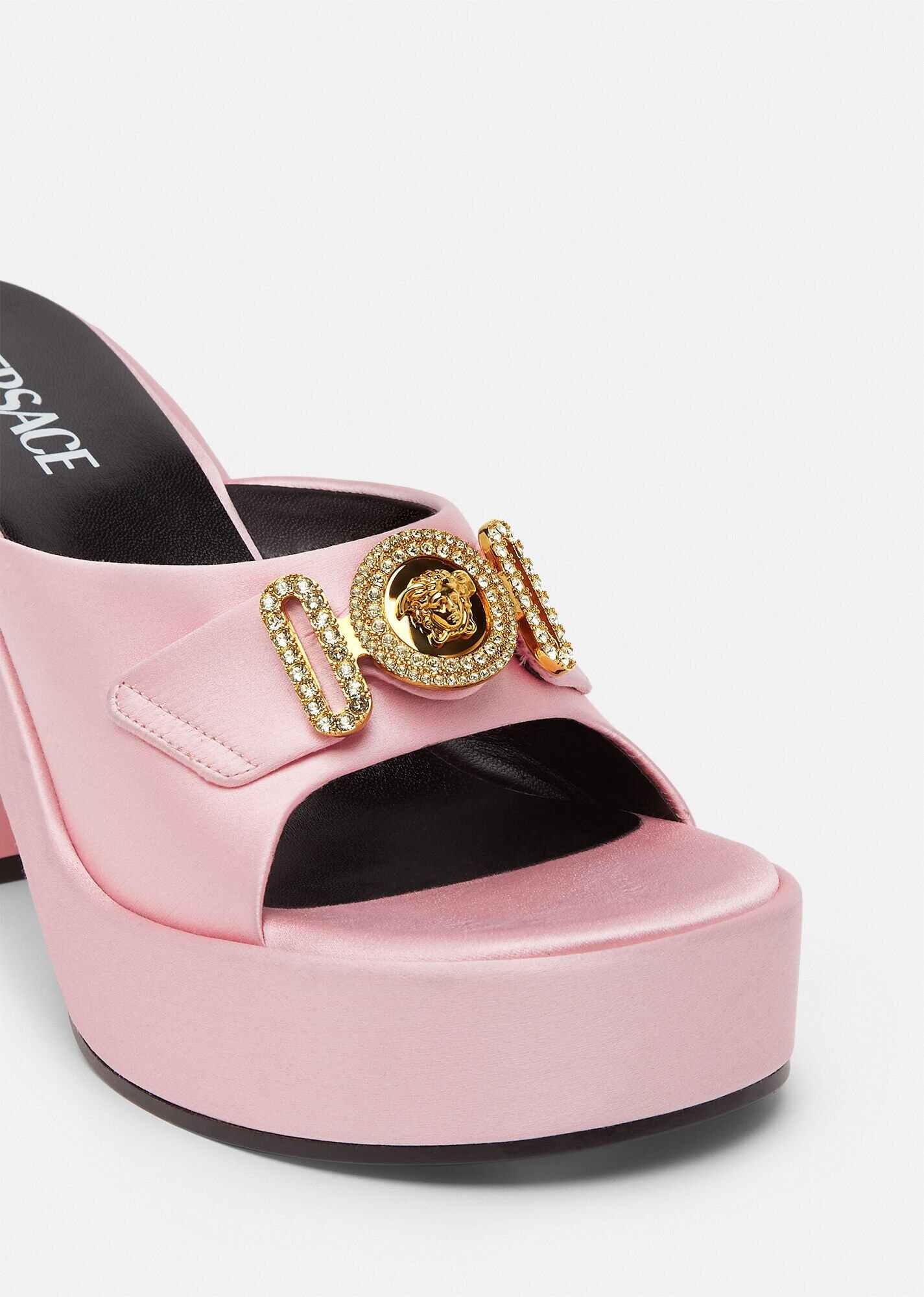 Medusa Biggie Crystal Mules - 4