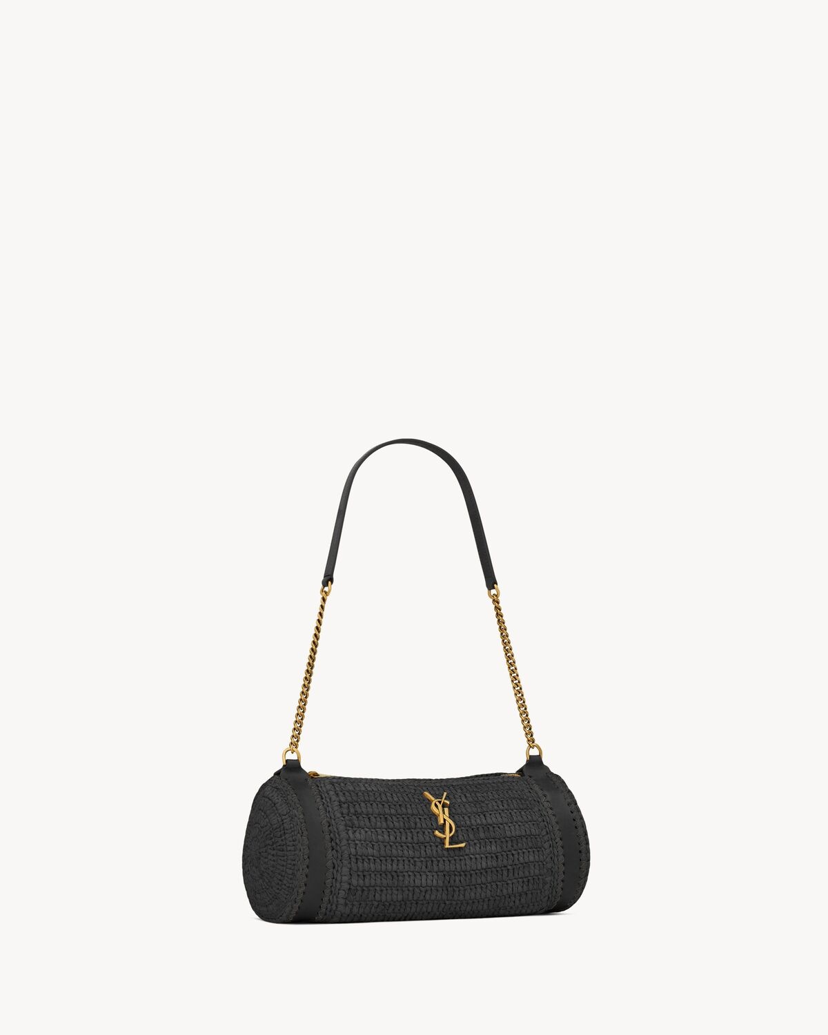 CASSANDRE SMALL CYLINDER BAG IN RAFFIA - 4