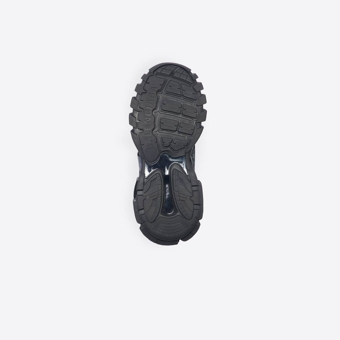 Men's Track Led Trainers in Black - 6