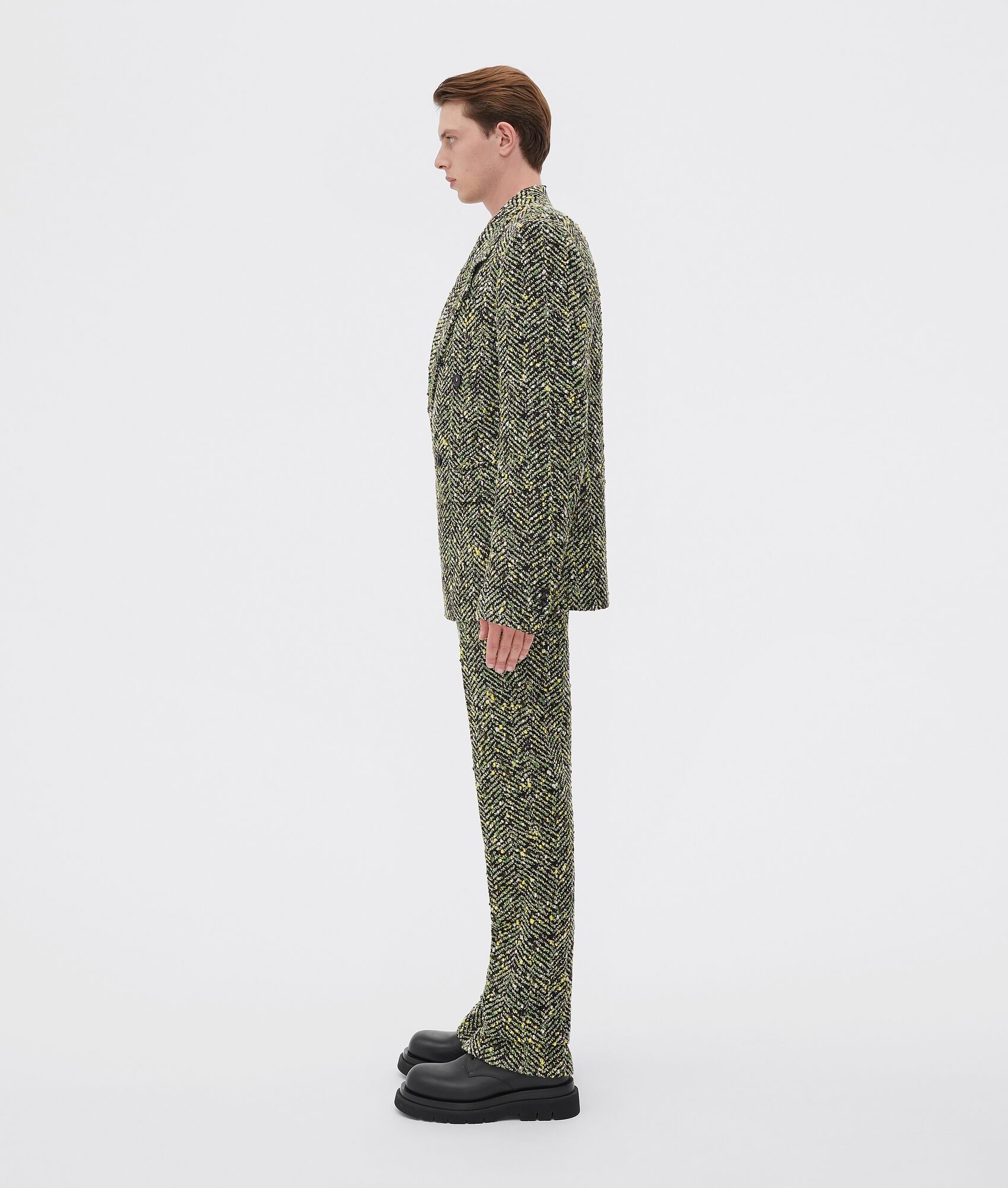 mouliné herringbone wool jacket - 2