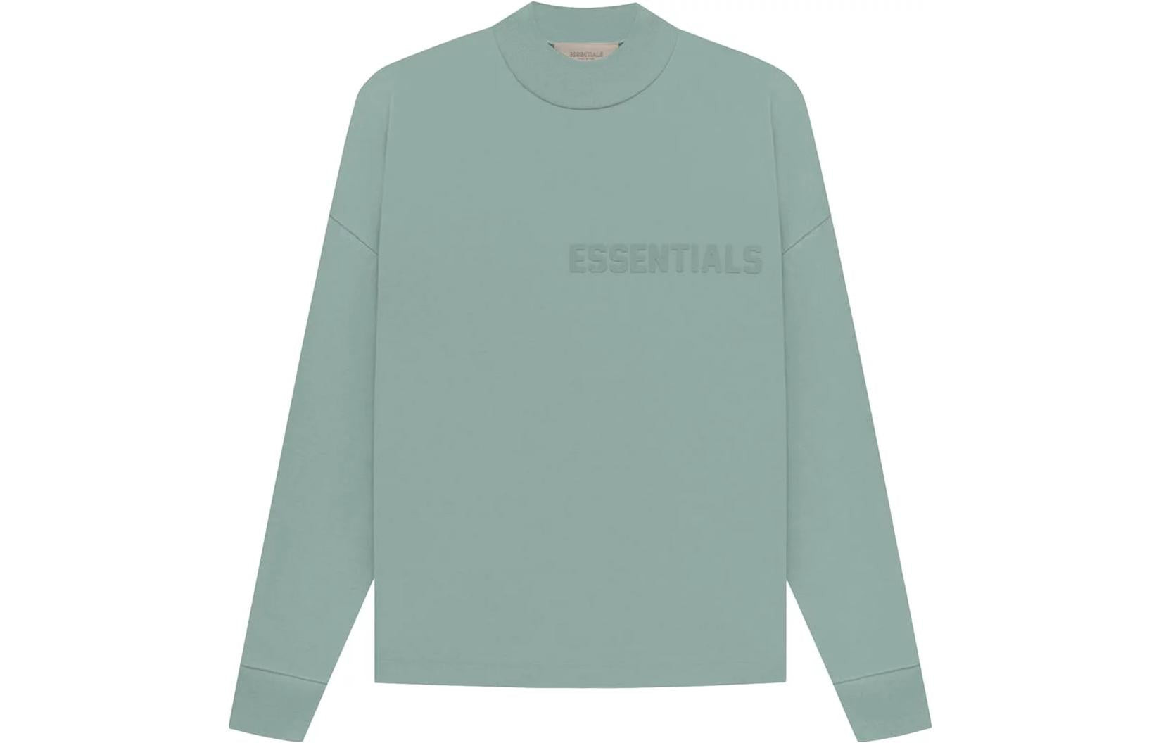 Fear of God Essentials SS23 Long Sleeve Logo Tee 'Sycamore' 125BT222011F - 2