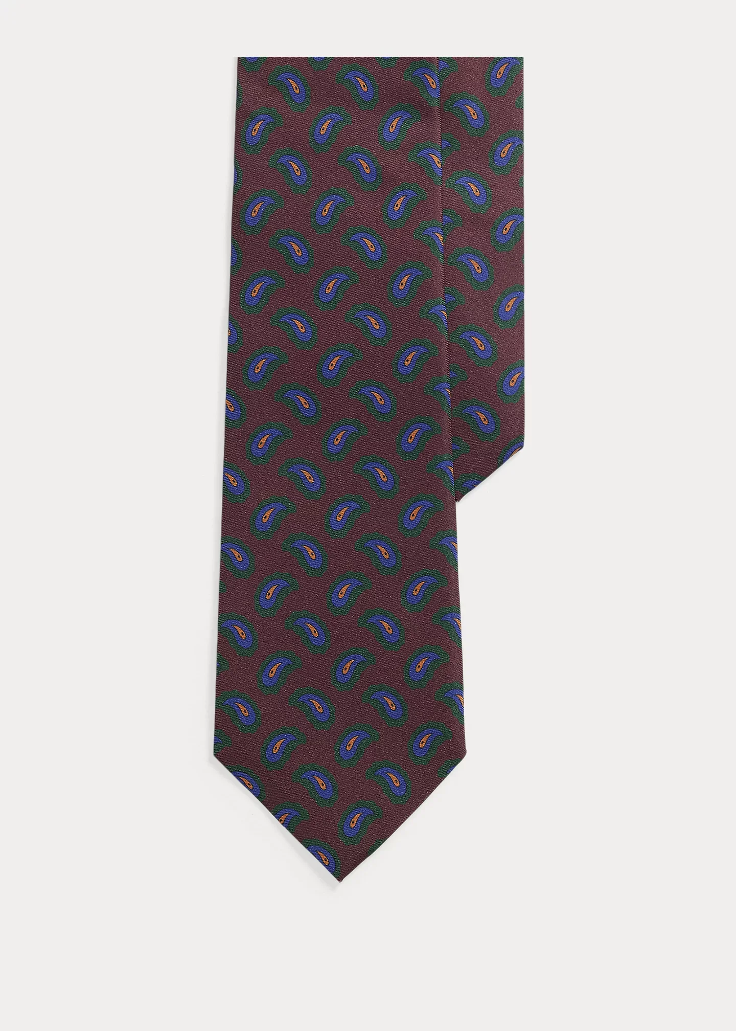 Pine-Print Silk Twill Tie - 1