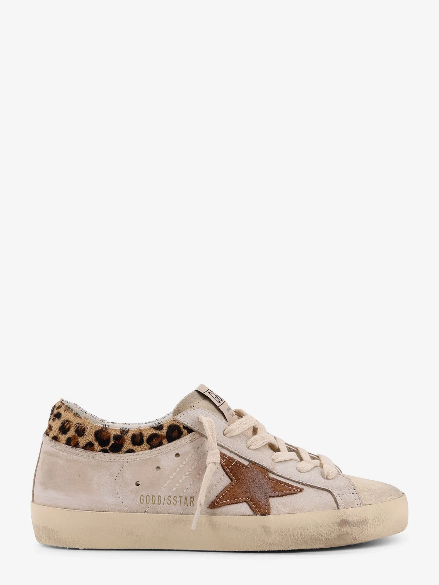Golden Goose Deluxe Brand Super Star With List Leather Sneakers - 1