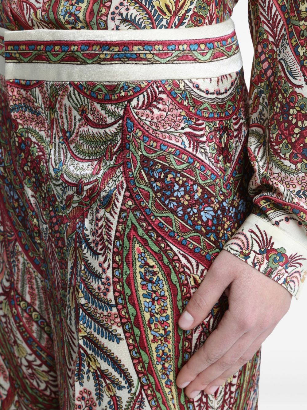 paisley-print trousers - 5