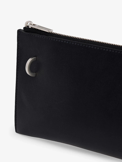 Rick Owens Brand-debossed leather wallet outlook