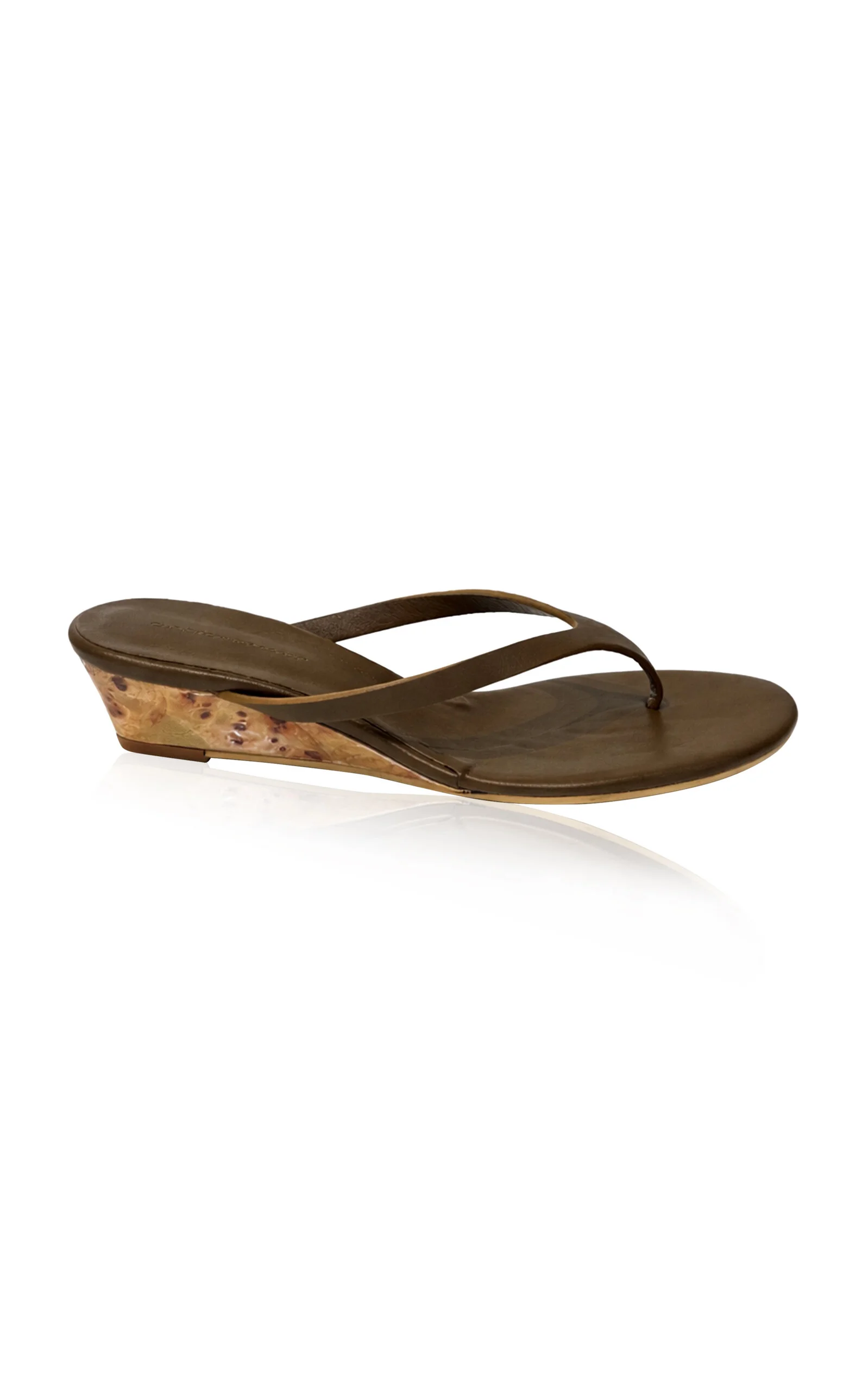 Scala Wooden Wedge khaki - 1