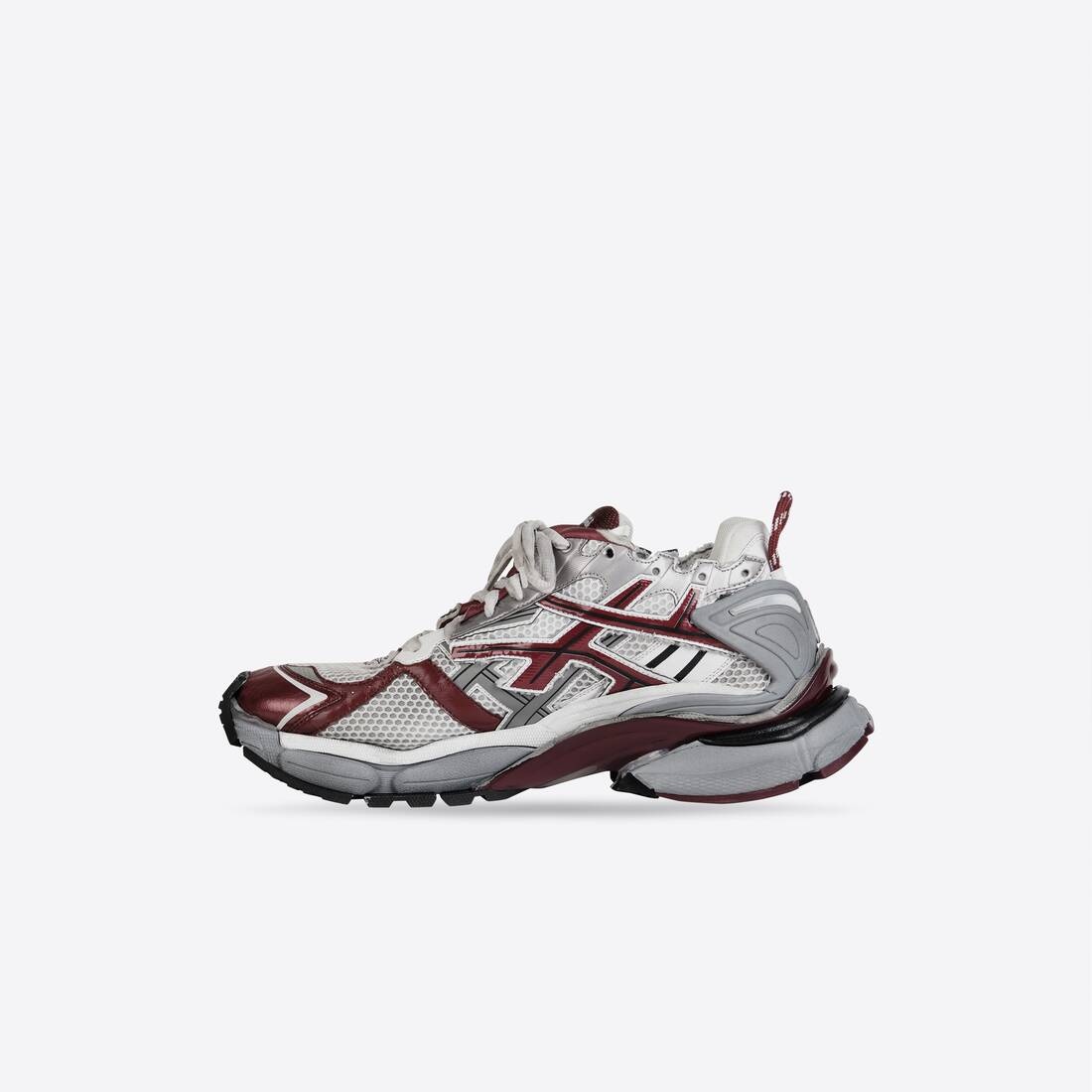 Men's Runner Sneaker in Burgundy - 4