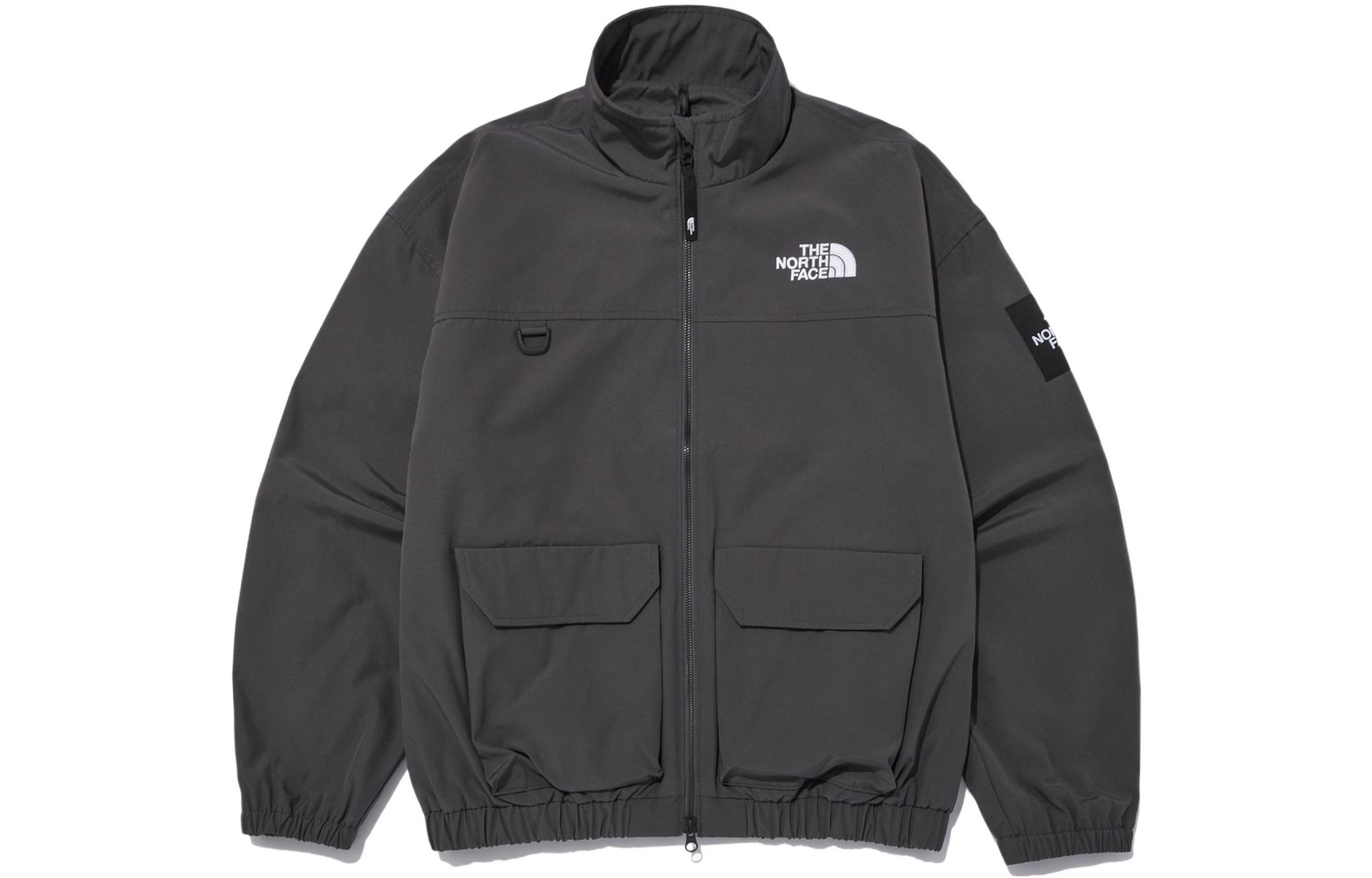 THE NORTH FACE FW22 Logo Crop Jacket 'Grey' NJ3BN51L - 2