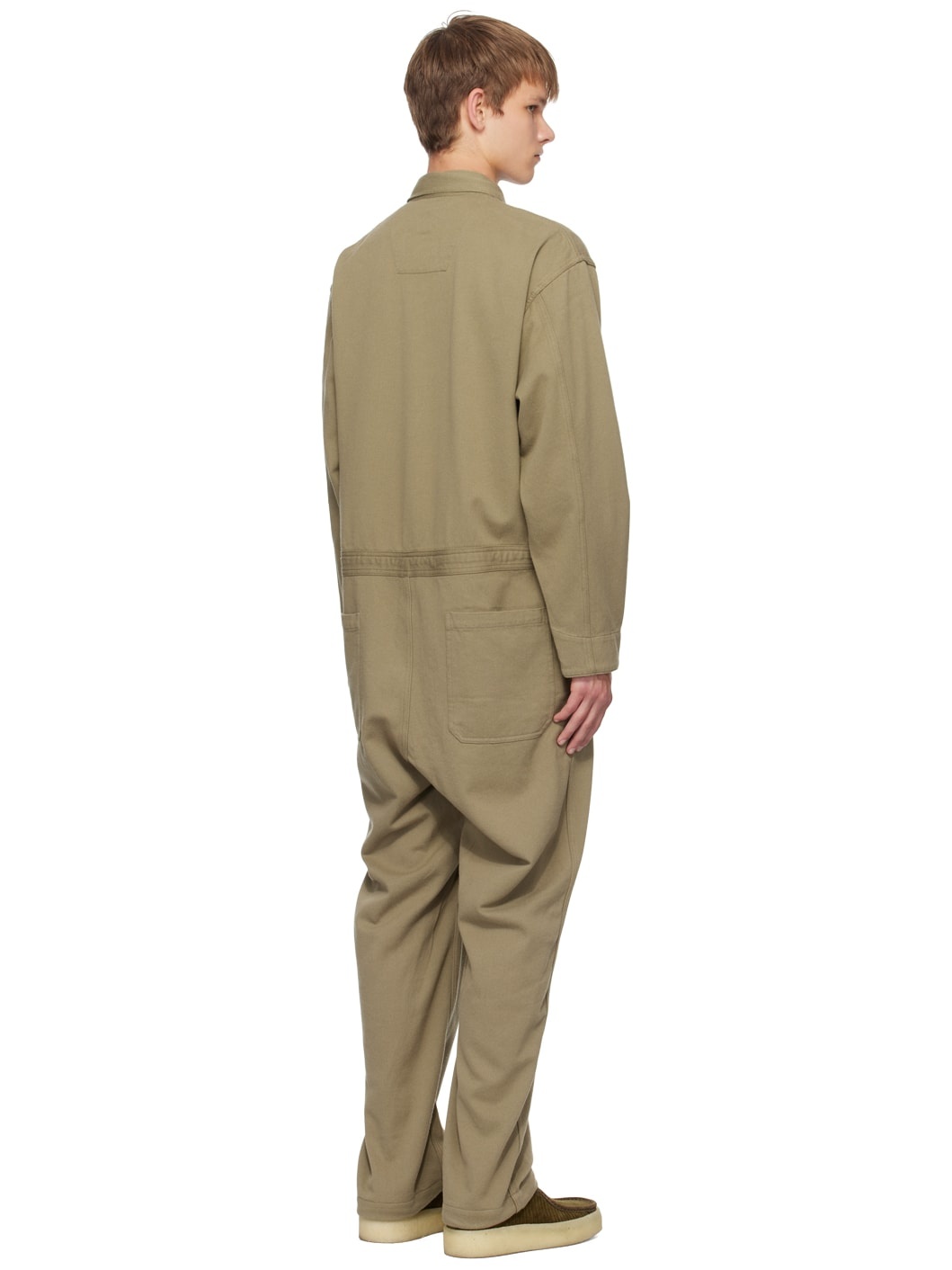 Beige All-In-One Jumpsuit - 3